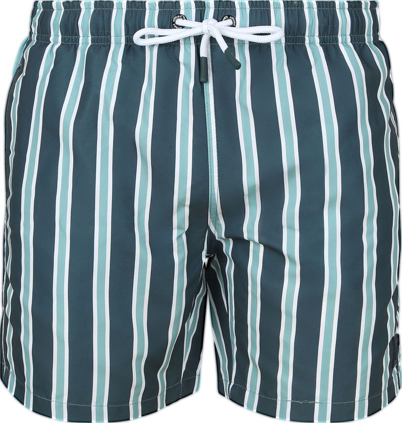 Suitable Badeshorts Stripe Grün - Größe M günstig online kaufen