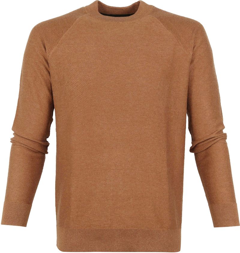 Scotch and Soda Pull Mix Laine Structure Marron taille S