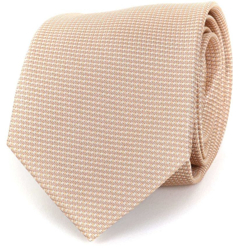 Krawatte Seide Beige Motiv günstig online kaufen