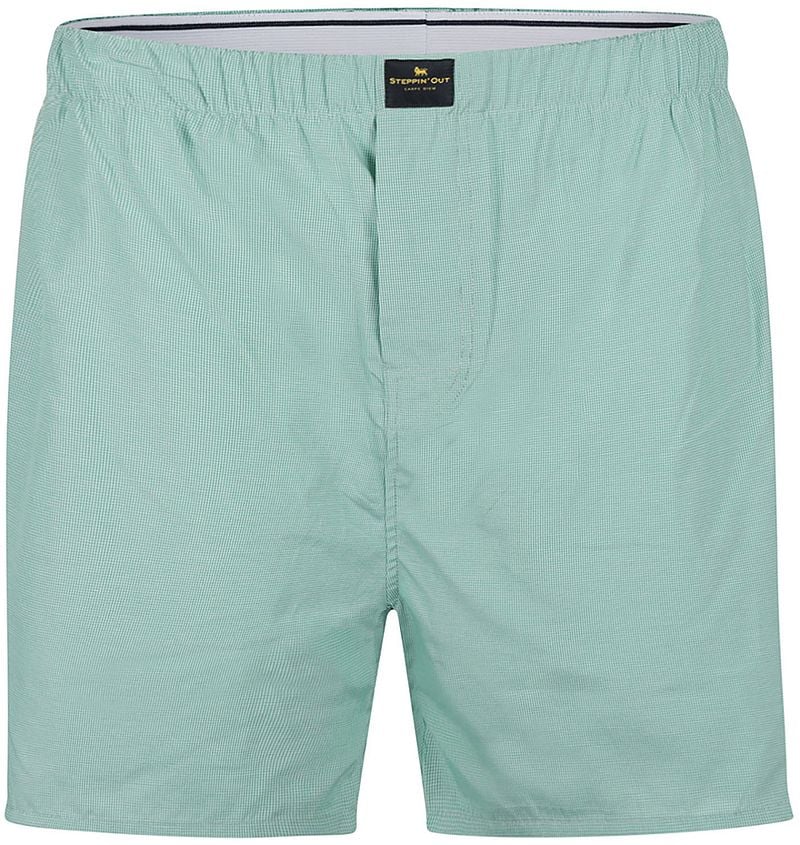 Steppin' Out Boxershort Ruit Groen