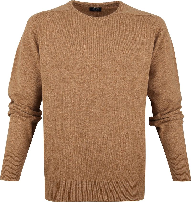 William Lockie Pull Agneline Camel  Cognac taille L