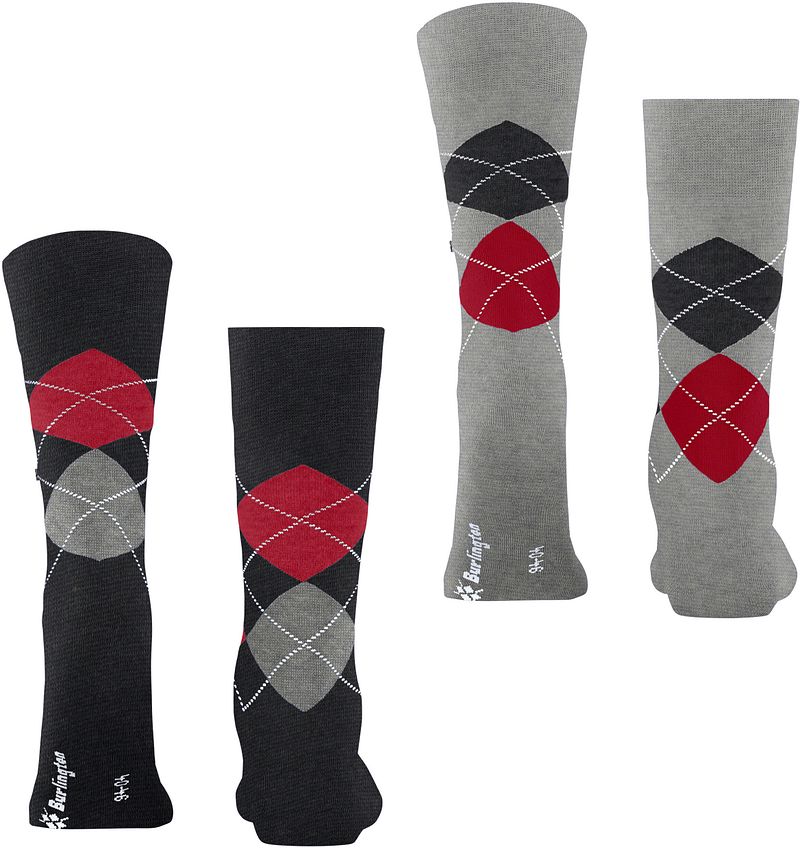 Burlington Everyday 2-Pack Grijs 3986