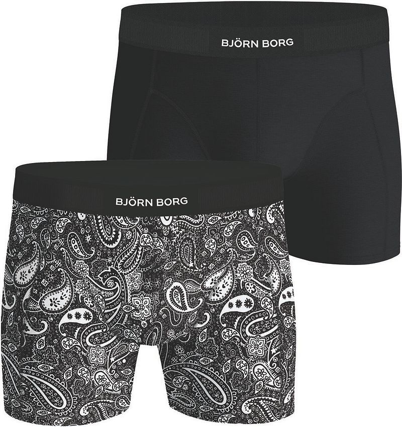Bjorn Borg Performance Boxers Lot de 2 Noir taille M