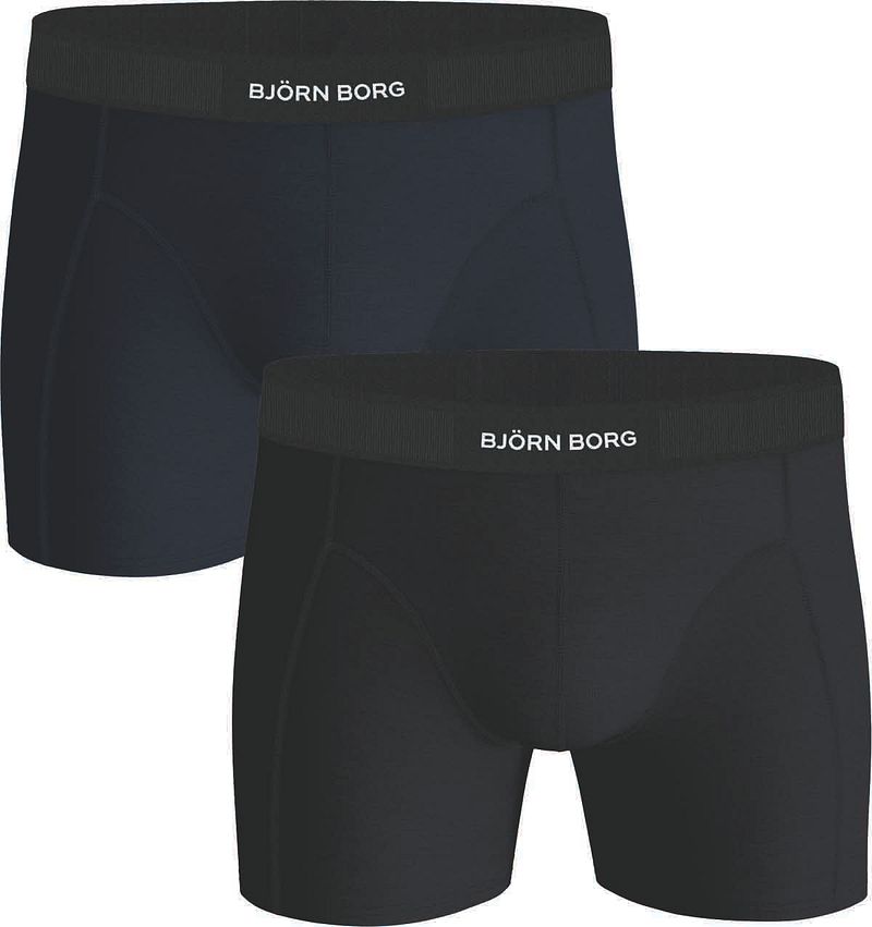 Bjorn Borg Boxers 2 Pack Black/Blue - Größe M günstig online kaufen