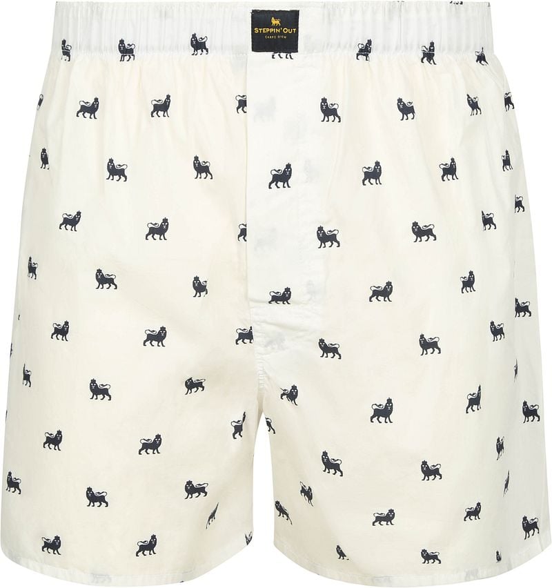 Steppin' Out Boxer Wit Logo Oxford