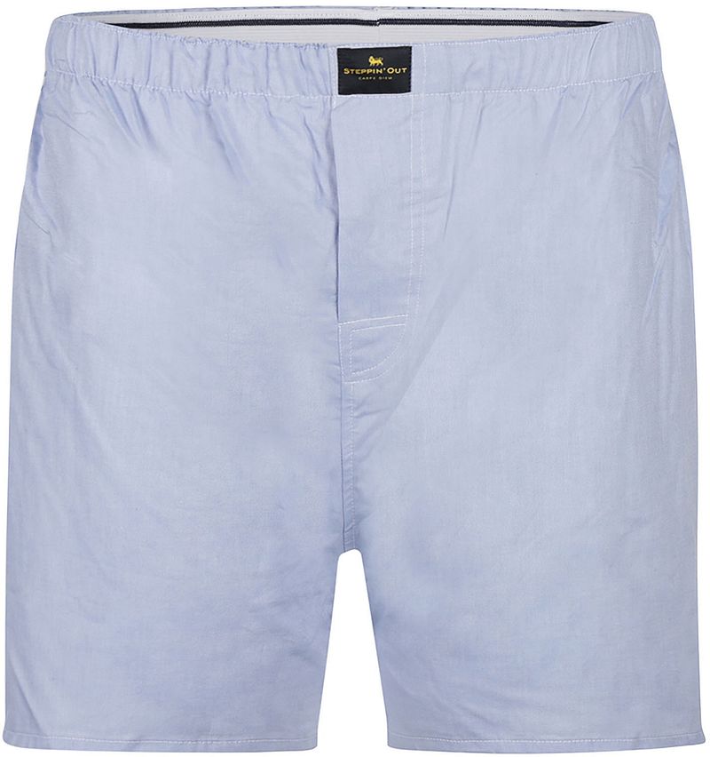 Steppin' Out Boxershort Oxford Hellblau - Größe L günstig online kaufen