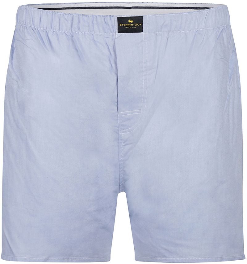 Steppin' Out Boxershort Oxford Lichtblauw