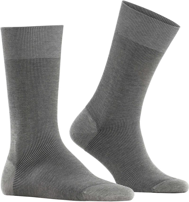 Falke Sok Fine Shadow Antraciet
