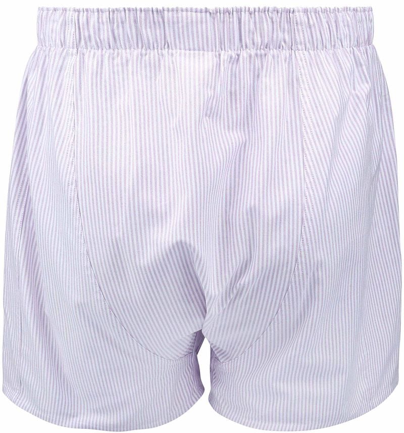 Steppin' Out Boxershort Striped Oxford Lila - Größe M günstig online kaufen