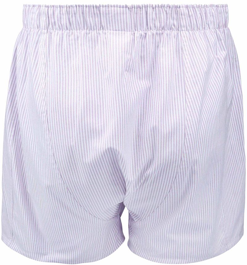 Steppin' Out Boxershort Striped Oxford Lila - Größe S günstig online kaufen