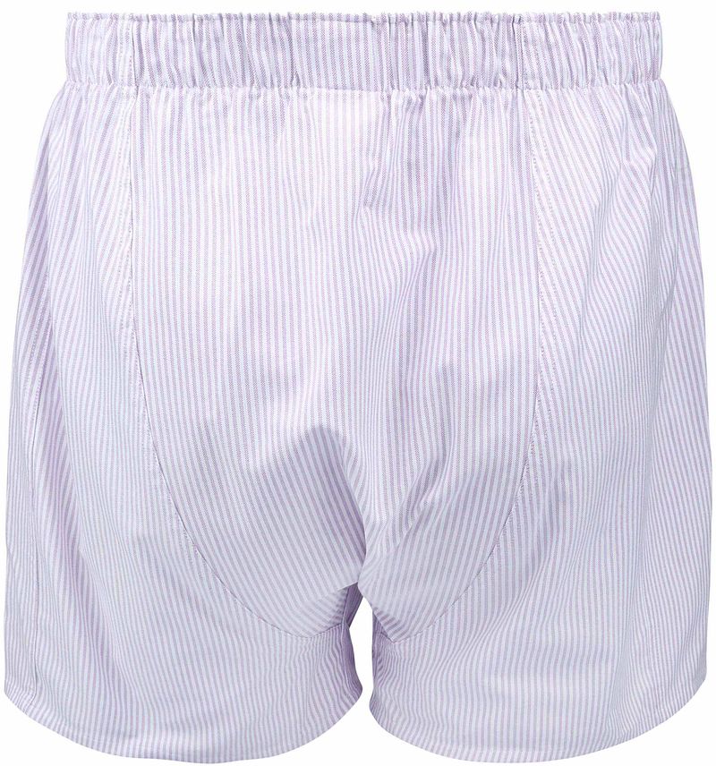 Steppin' Out Boxershort Striped Oxford Lila - Größe M günstig online kaufen