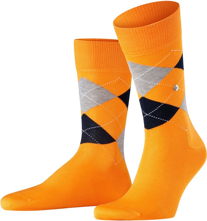 Burlington Chaussettes Manchester 8950  Orange taille 40-46