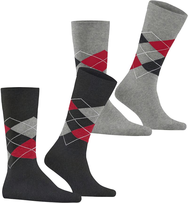 Burlington Everyday 2-Pack Grijs 3986