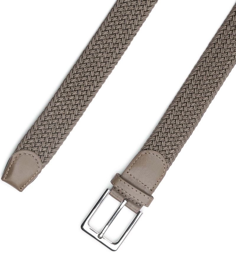 Suitable Geflochtener Gürtel Taupe Khaki - Größe 85 günstig online kaufen