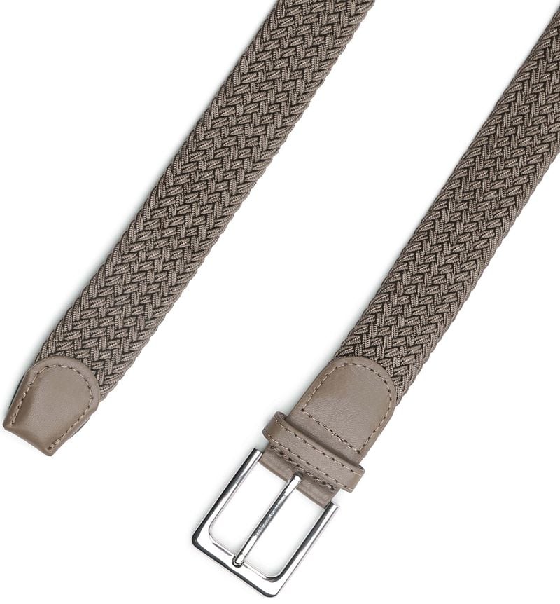 Suitable Geflochtener Gürtel Taupe Khaki - Größe 85 günstig online kaufen