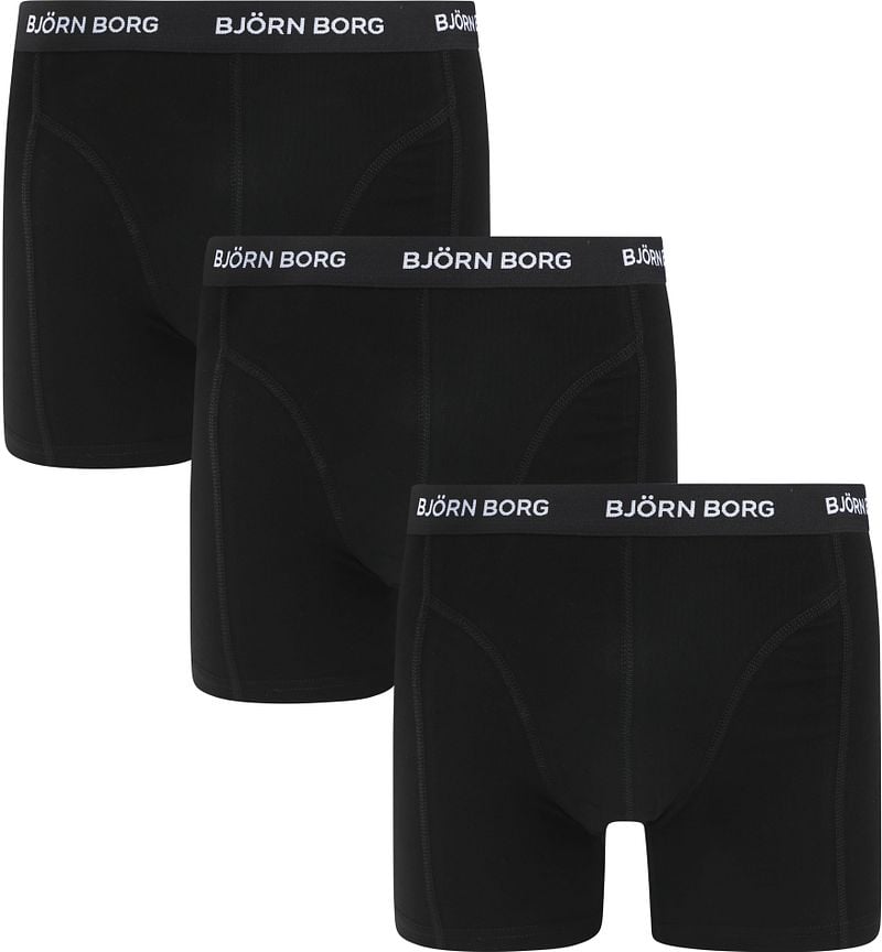 Bjorn Borg Organic Cotton Boxers 3Pack Zwart