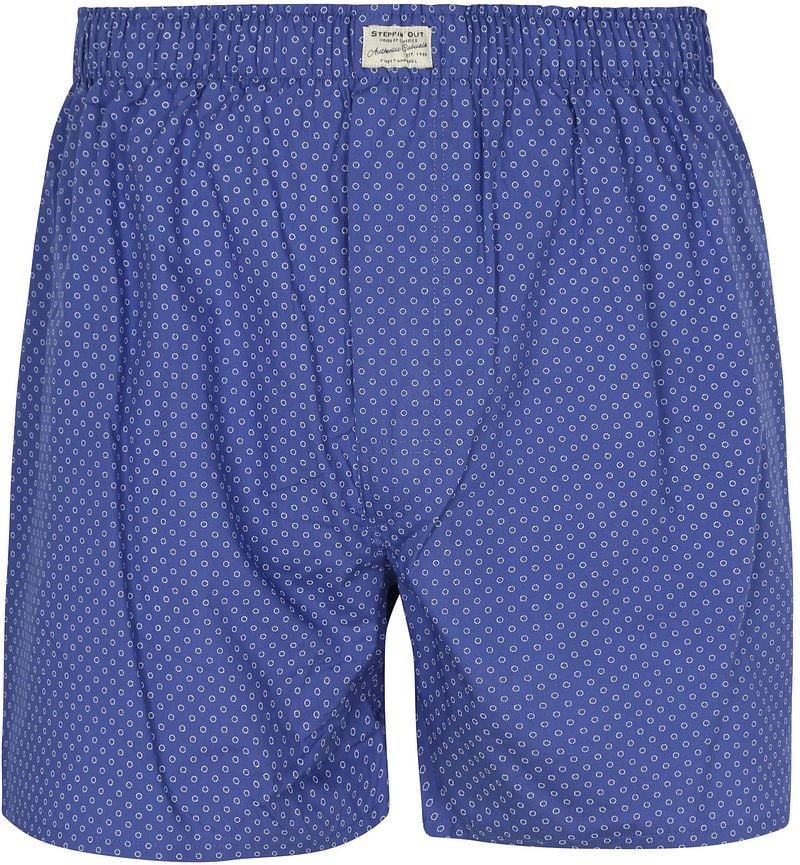 Steppin' Out Boxershort Geodrucktes Blau - Größe XXL günstig online kaufen