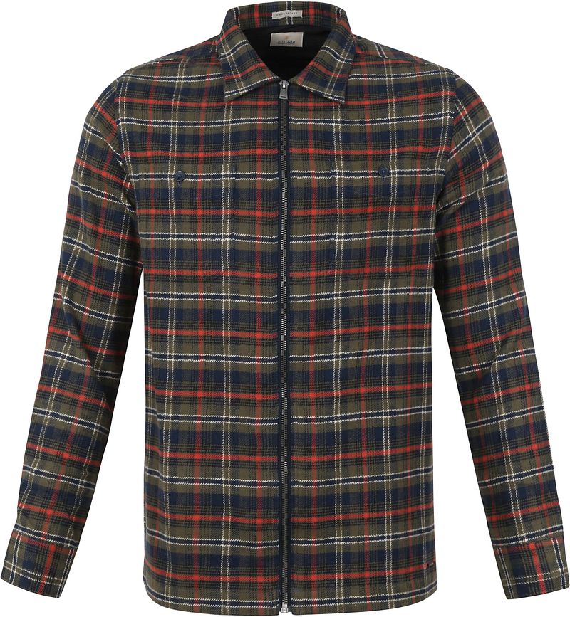 Dstrezzed Surchemise Flanelle Carreaux Multicolores Multicoloré Bleu foncé Bleu taille L
