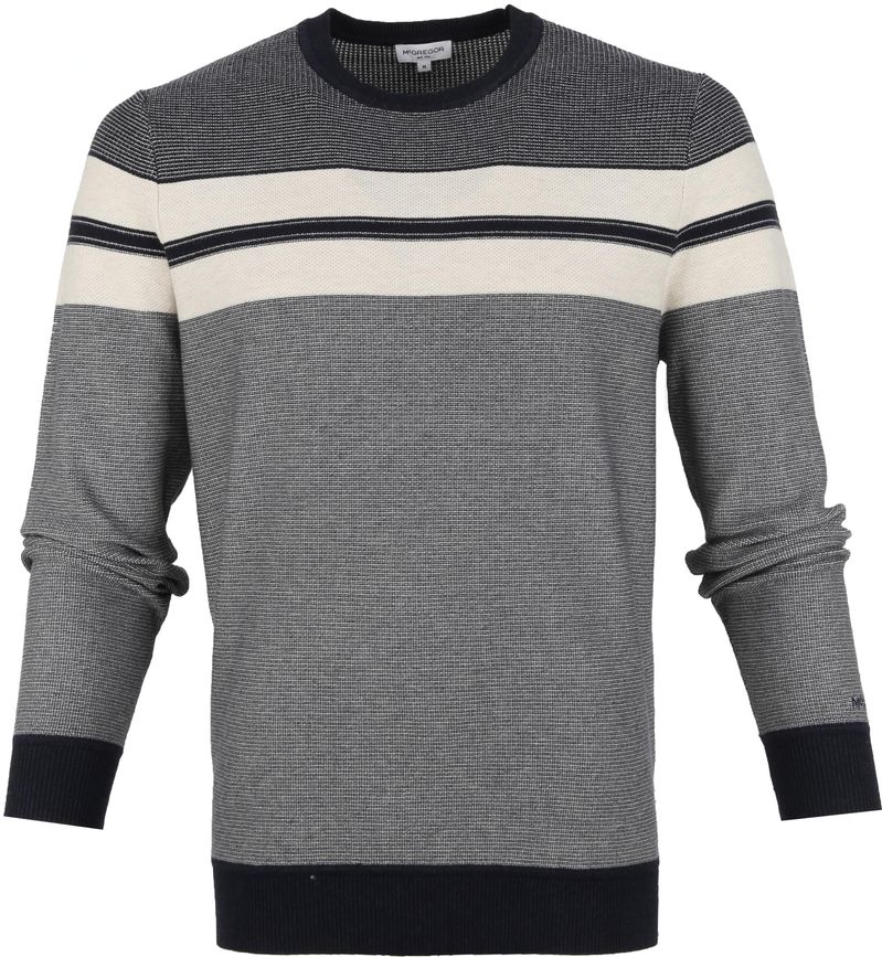 McGregor Sweater Structured Zwart