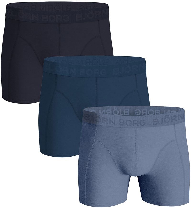 Bjorn Borg Boxers 3Pack Stretch Blau  - Größe L günstig online kaufen