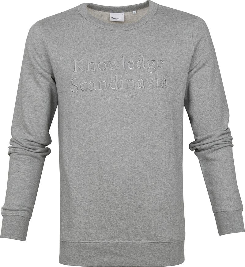 KnowledgeCotton Apparel Pullover Elm Grau - Größe XL günstig online kaufen