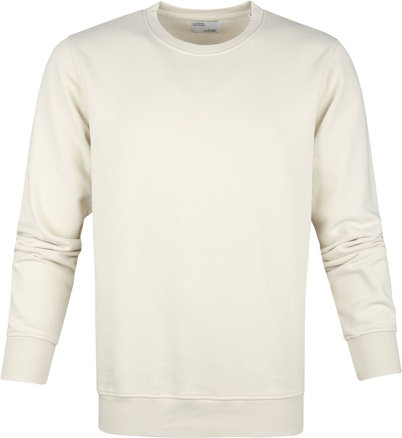 Colourful Standard Pull Bio Ecru Blanc cassé taille M