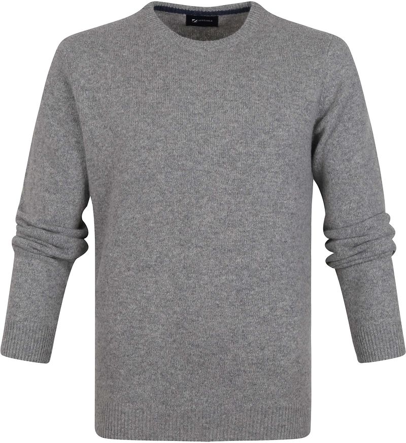 Suitable Pull Agneline Col Rond Gris taille M