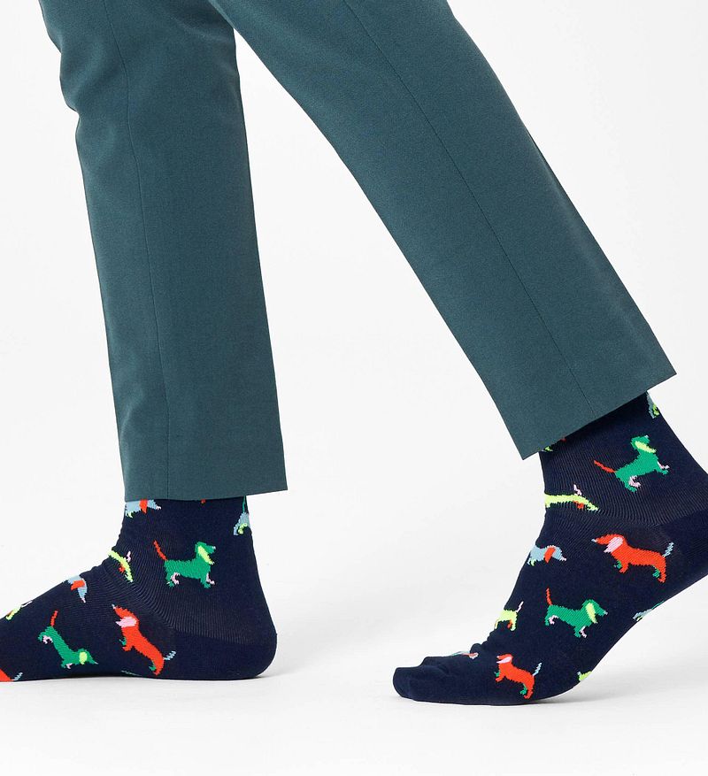 Happy Socks Puppy Love Navy