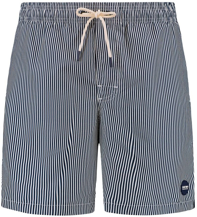 Shiwi Zwembroek Mike Fine Stripe Navy