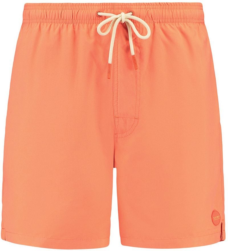 SHIWI Heren Zwembroeken Men Mike Swim Shorts 7 Inch Solid Oranje