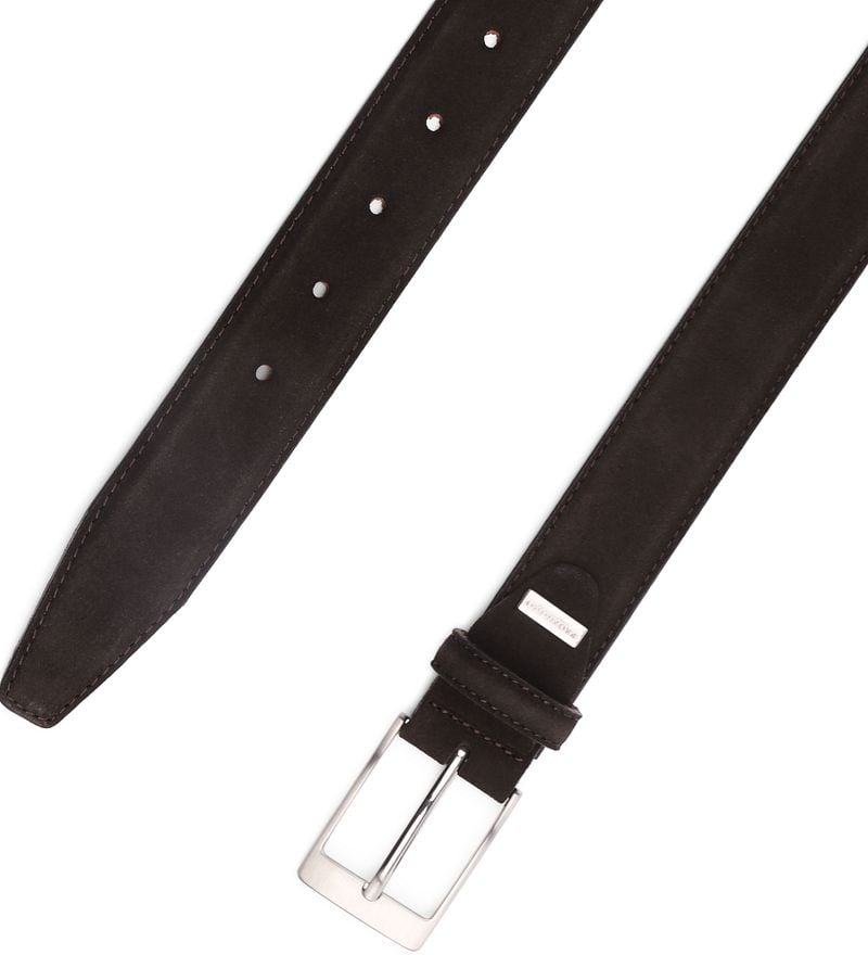 Profuomo Wildleder Gürtel Dunkelbraun - Größe 85 günstig online kaufen