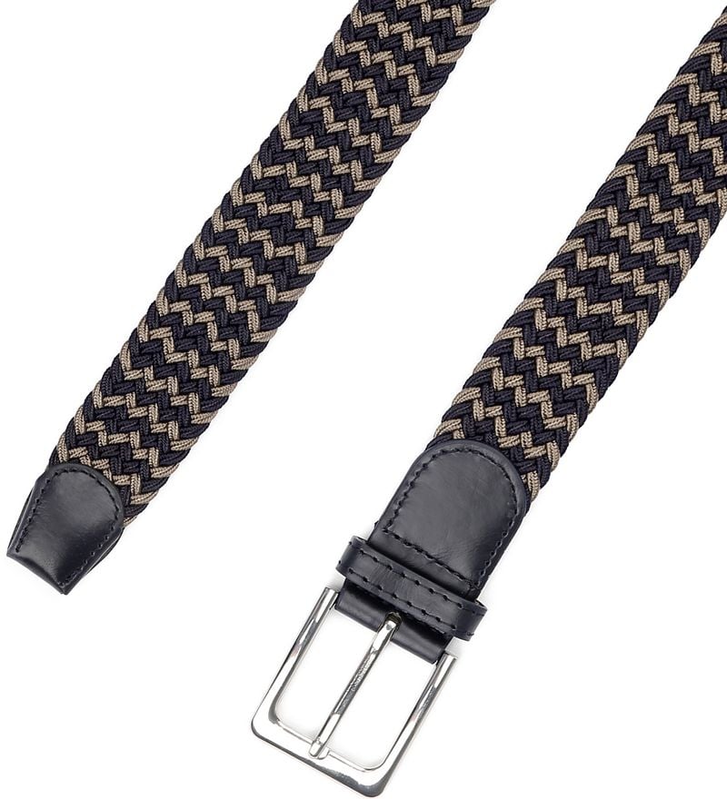 Suitable Geflochtene Gürtel Navy Taupe - Größe 85 günstig online kaufen