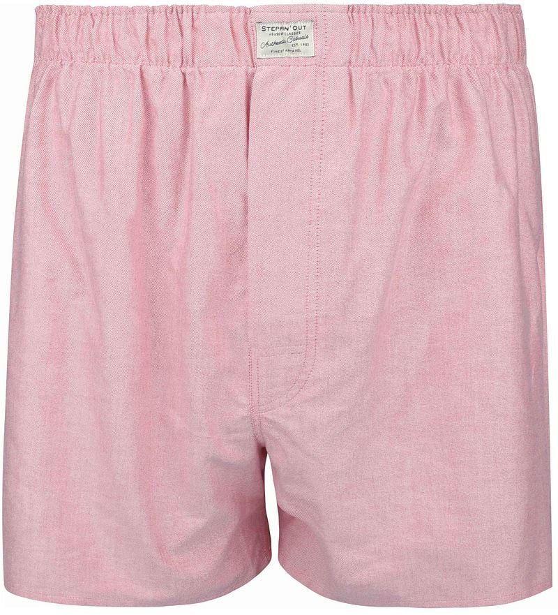 Steppin' Out Boxershort Oxford Rot - Größe L günstig online kaufen