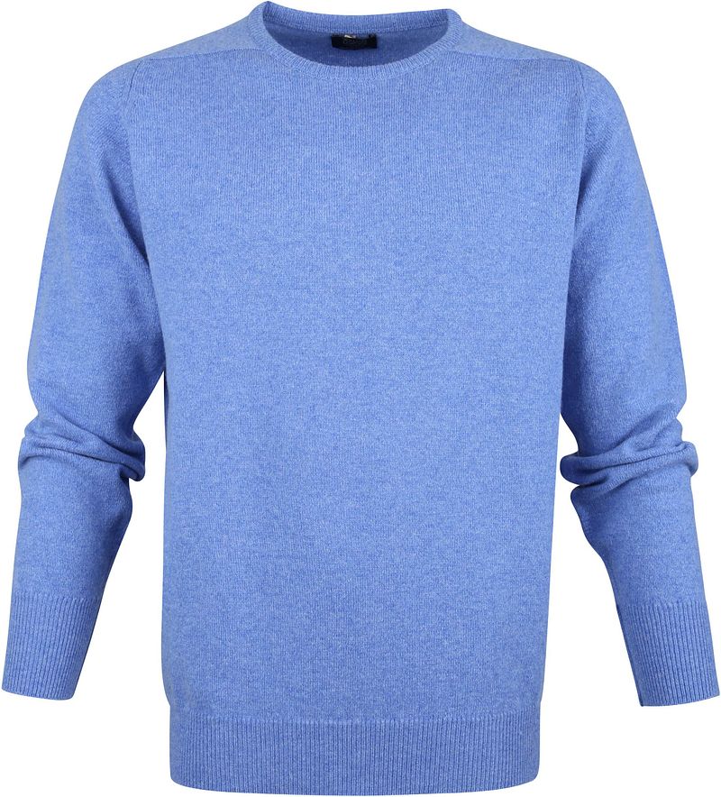 William Lockie Pull Agneline Bleu clair Bleu taille 3XL
