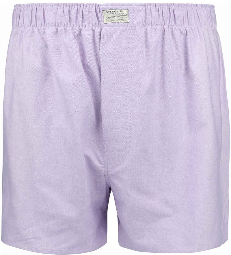 Steppin' Out Boxershort Oxford Lila - Größe L günstig online kaufen