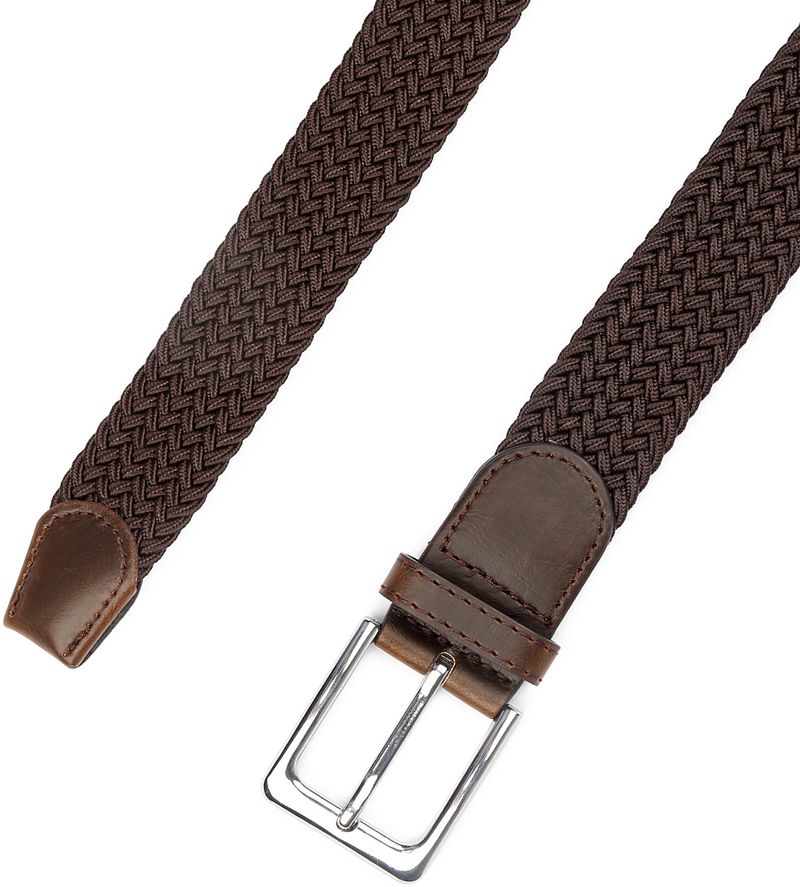 Geflochtener Gürtel Braun - Größe 105 günstig online kaufen