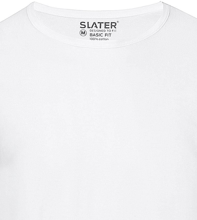 Slater 2er-Pack Basic Fit T-shirt Weiß - Größe XL günstig online kaufen