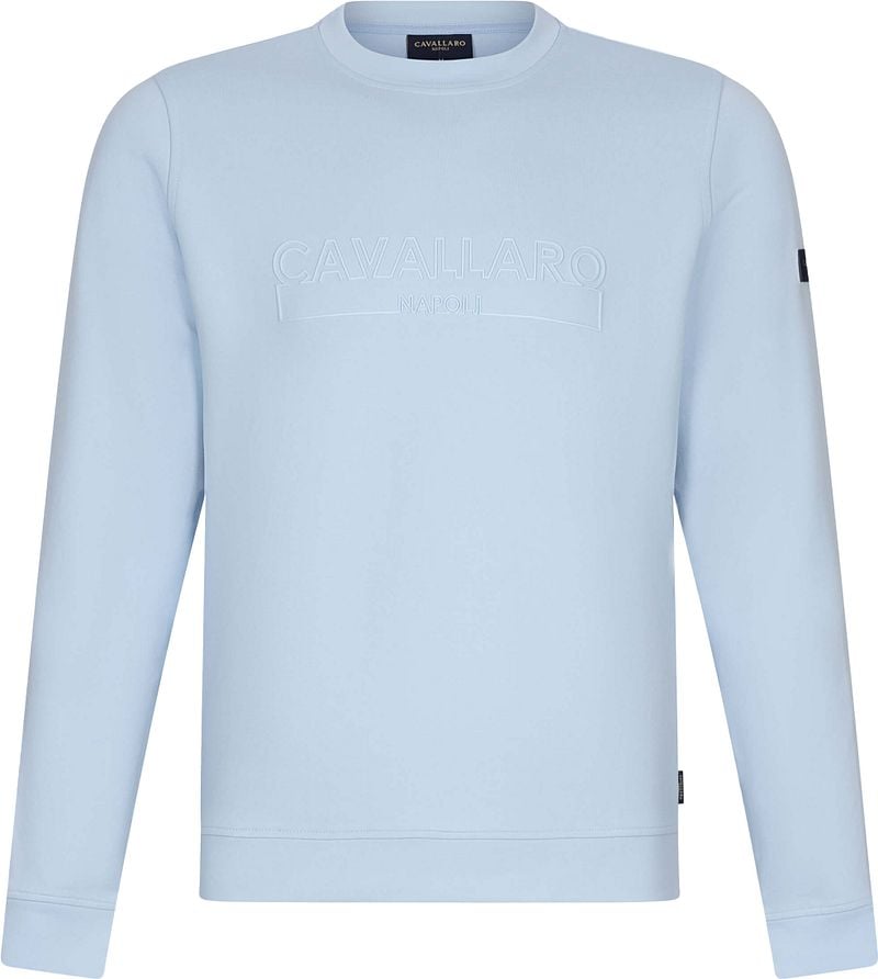 Cavallaro Beciano Sweater Logo Hellblau - Größe XXL günstig online kaufen