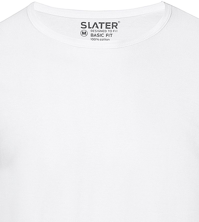 Slater 2er-Pack Basic Fit T-shirt Weiß - Größe XXL günstig online kaufen