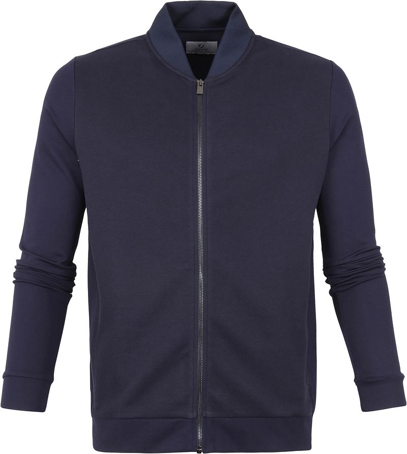 Suitable Prestige Cardigan Glenn Stretch Foncé Bleu Bleu foncé taille L