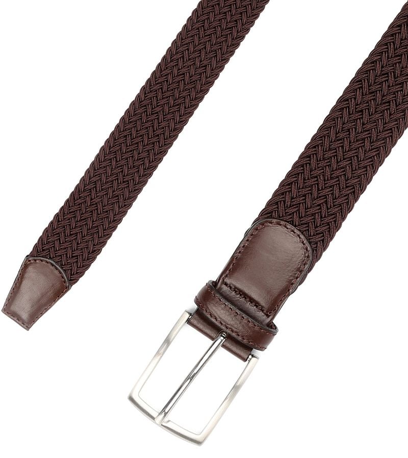 Profuomo Geflochtener Gürtel Braun - Größe 95 günstig online kaufen