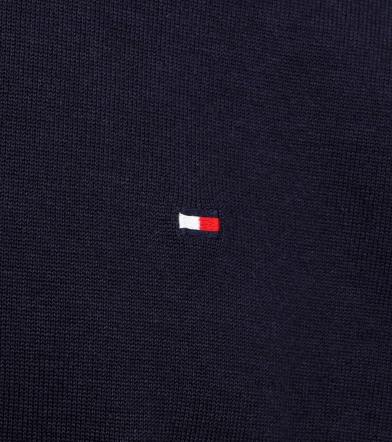 Tommy Hilfiger Pullover Rundhals Navy - Größe XXL günstig online kaufen