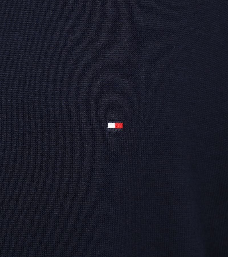 Tommy Hilfiger Big & Tall Half Zip Pullover Navy - Größe 4XL günstig online kaufen