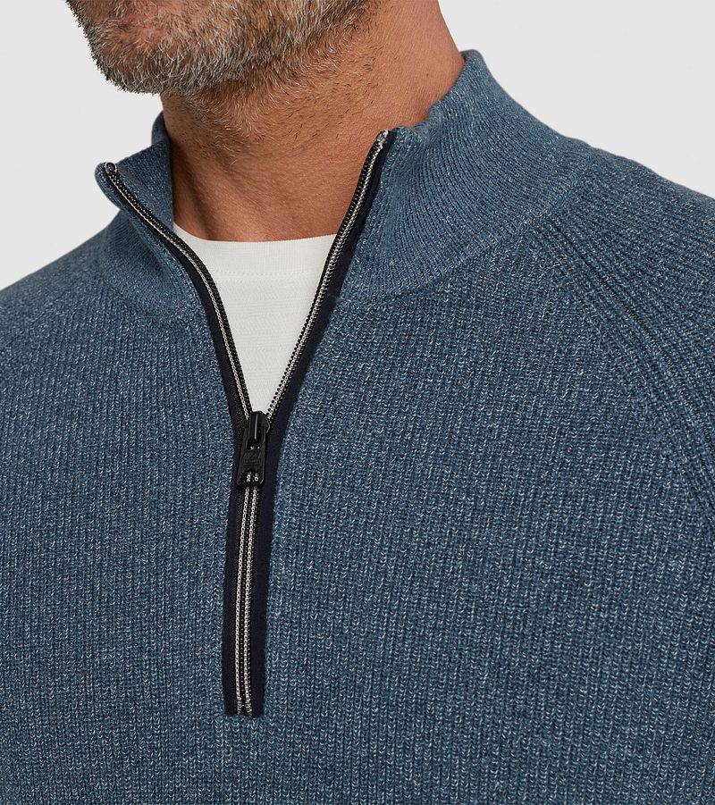 Vanguard Trui Half Zip Blauw