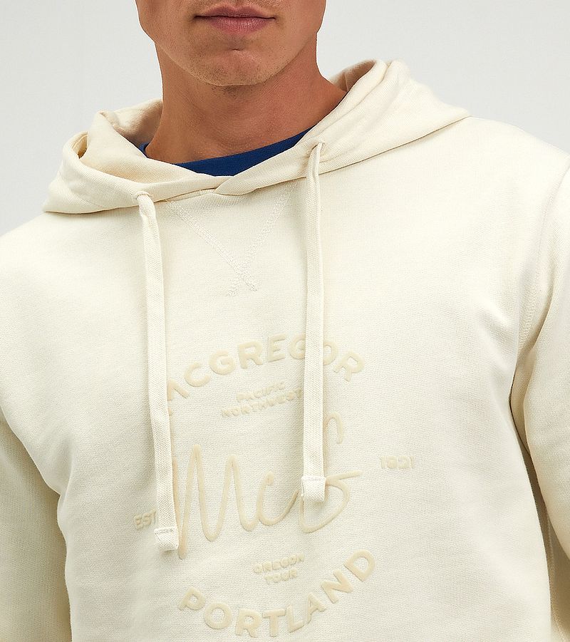 McGregor Hoodie Logo Ecru