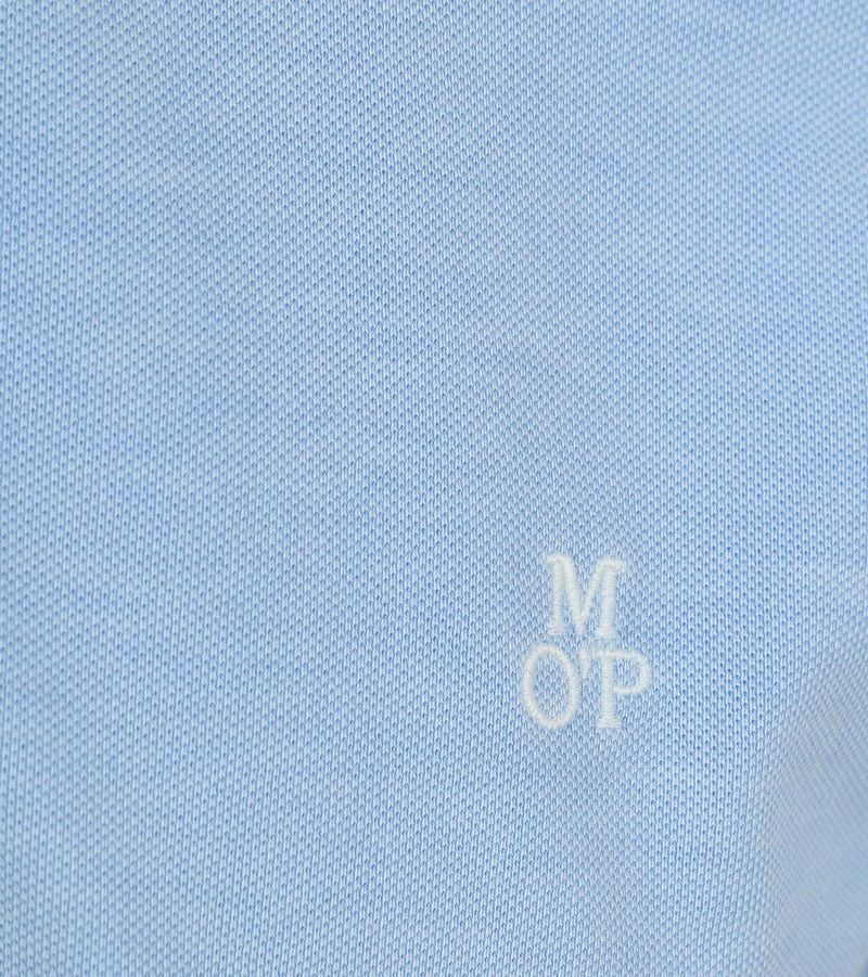 Marc O'Polo Poloshirt Faded Lichtblauw