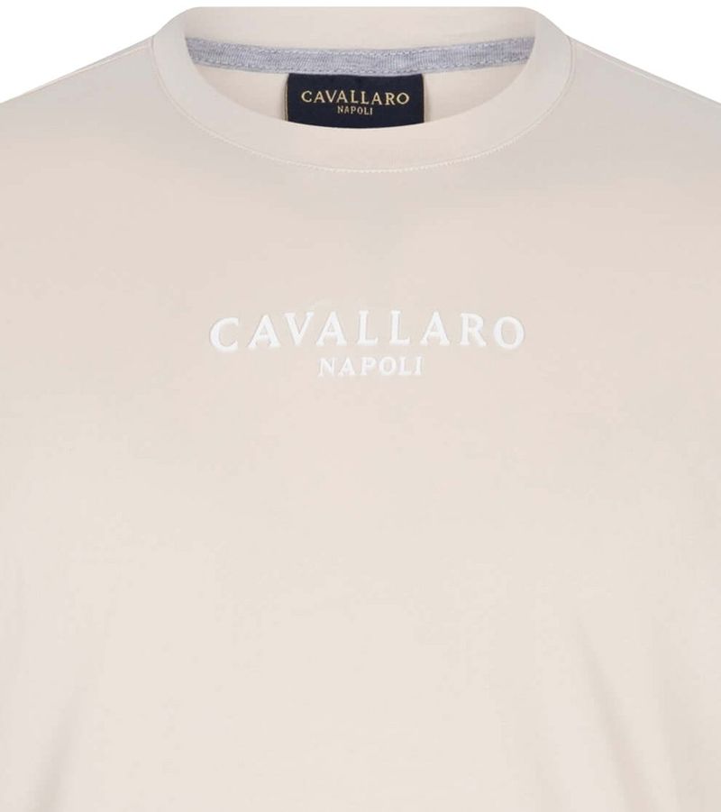 Cavallaro Napoli Cavallaro Bari T-Shirt Logo Ecru