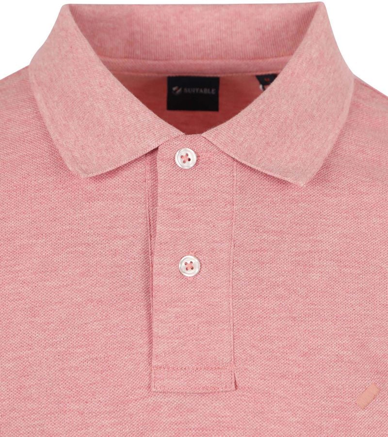 Suitable Mang Poloshirt Roze