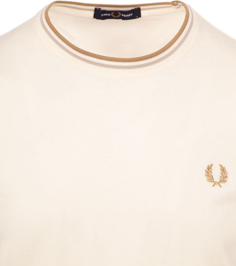 Fred Perry Twin Tipped T-shirt Off White