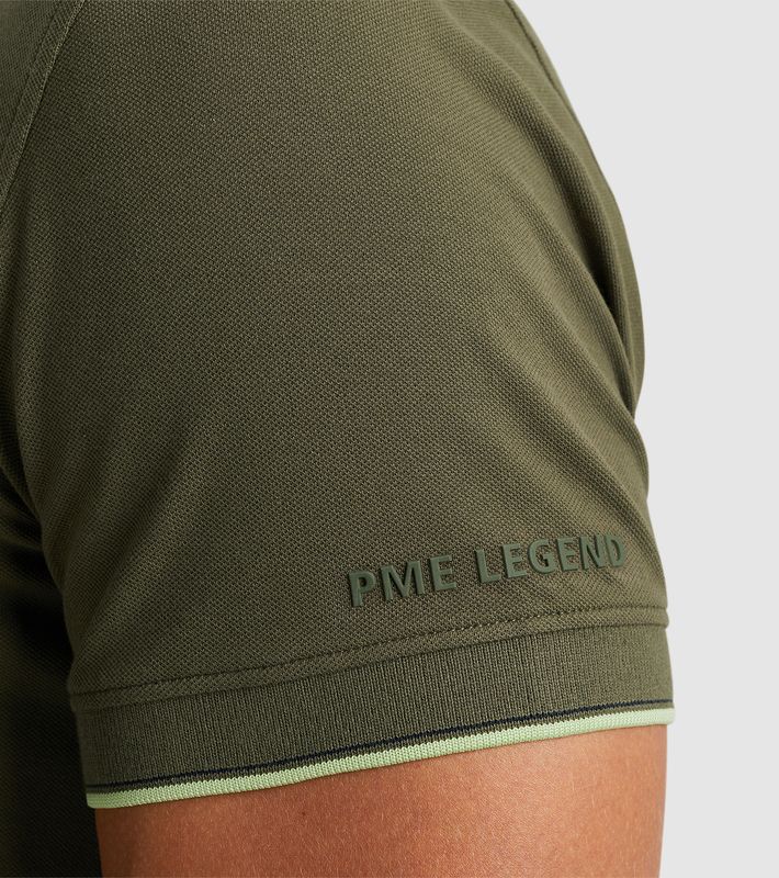 PME Legend Pique Polo Ivy Groen